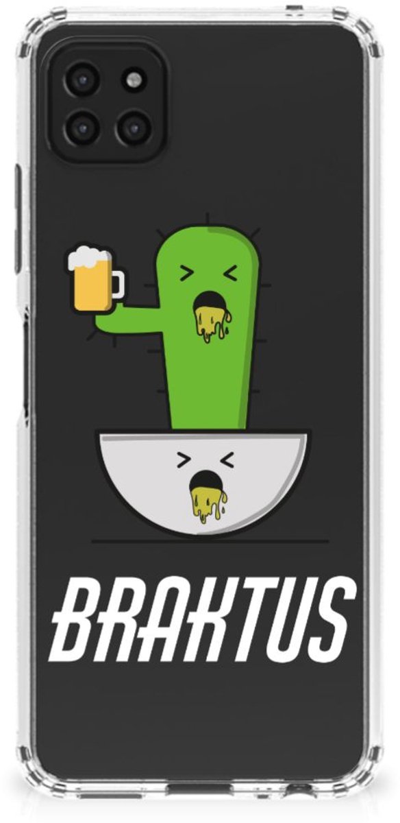 Samsung Galaxy A22 5G Stevig Bumper Hoesje Braktus