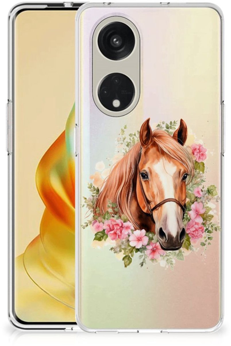 TPU Hoesje voor OPPO Reno8 T 5G Paard