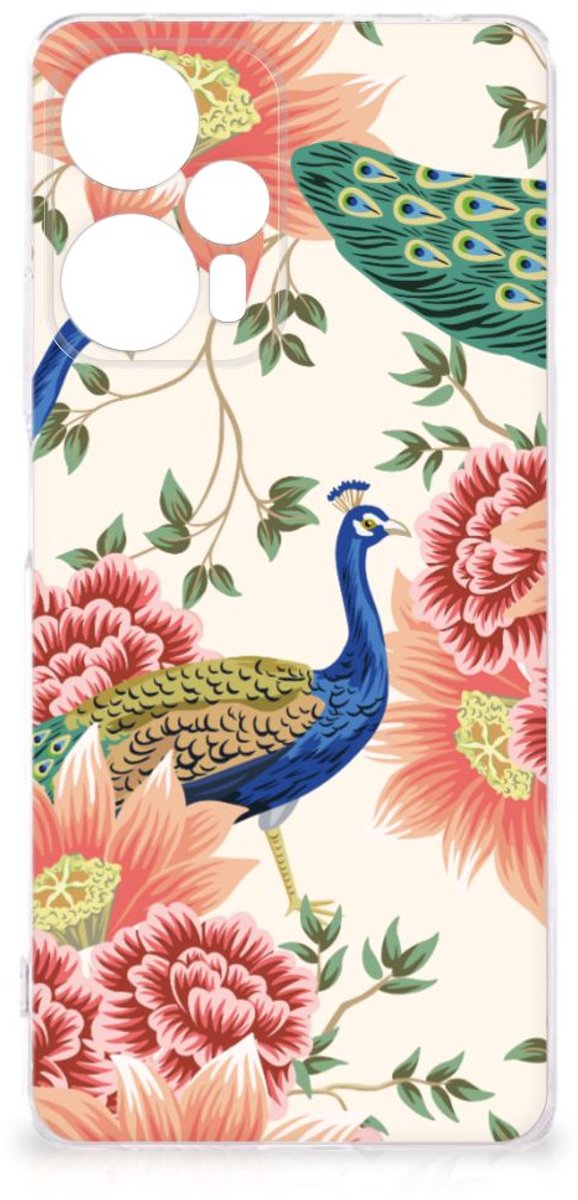 TPU Hoesje voor Xiaomi Poco F5 Pink Peacock