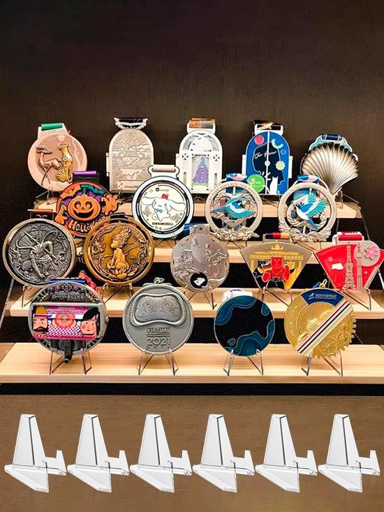 Coin Display - 24 Stuks - Munt Standaard - Kaart Houder - Houder Geschikt Voor Kaarten - Kaarten Houder - Munten Standaarden - Transparant - Visitekaarthouder - Munten Houder - Kaartenrek - Kaarthouder - geschikt Voor Pokemon Top Loader