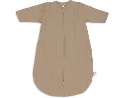 Jollein Baby Slaapzak Zomer Met Afritsbare Mouw 70cm - Rond - Ajour Biscuit - Zomerslaapzak
