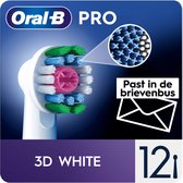 Bol.com Oral-B 3D White Pro - Opzetborstels met CleanMaximiser Technologie - 12 Stuks - Brievenbusverpakking aanbieding