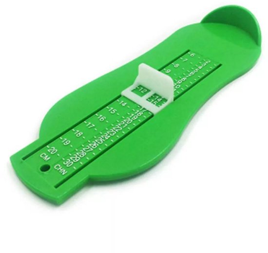 Schoenmaat meter voor kinderen en baby's met meettabel |Label of Life|  voetmeter bol