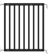 Topmast uitschuifbaar Traphek - Deurhek van aluminium - 90 cm Hoog