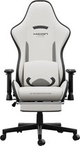 Gamestoel - Gaming Stoel - Gaming Chair - Game Stoel - HICON® Splendore - Stoffen - Grijs