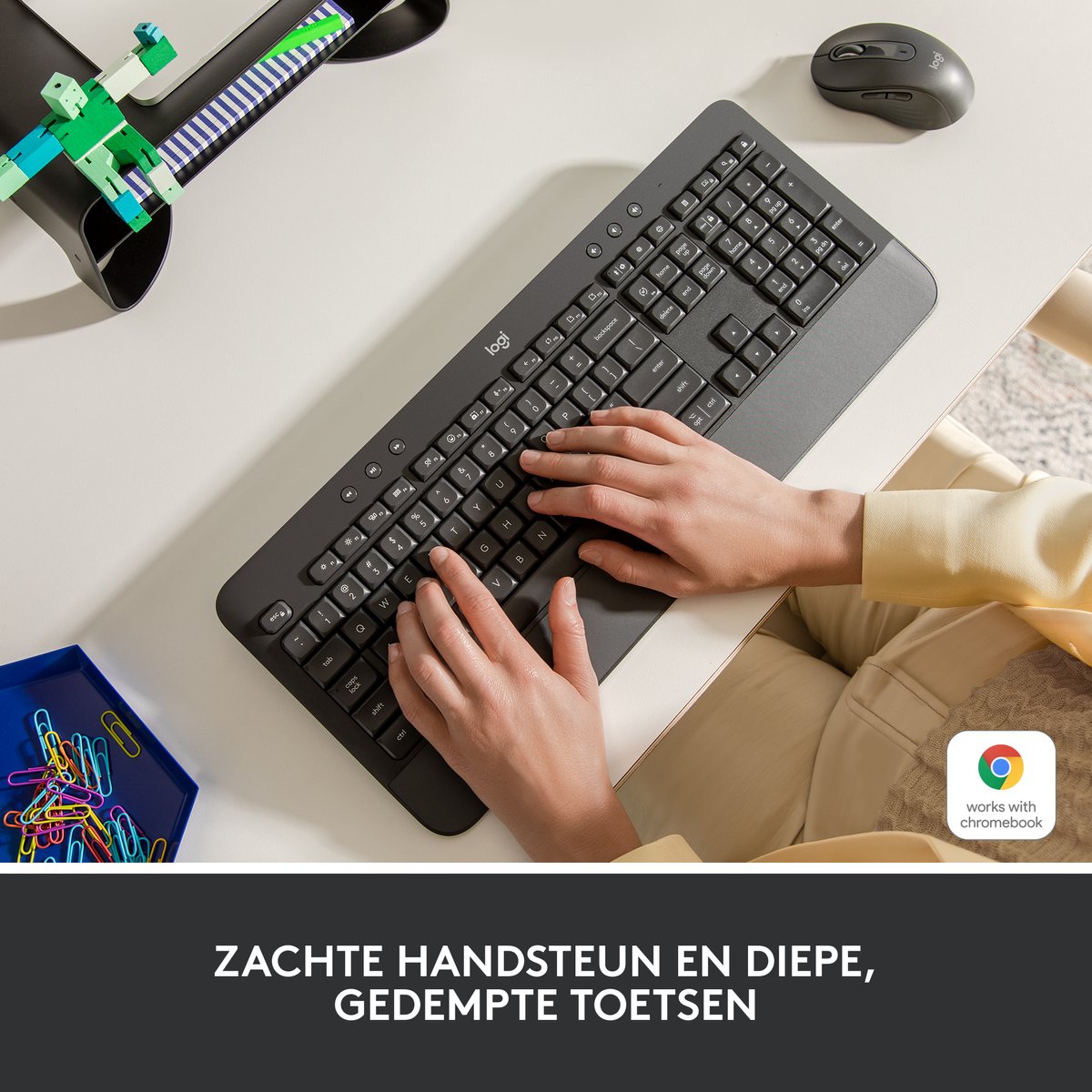 Logitech Signature K650 Draadloos Toetsenbord met Polssteun thumbnail 4