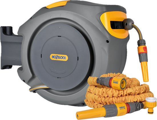 Hozelock Auto Reel 20 meter + Superhoze uitrekbare slang 7,5 meter