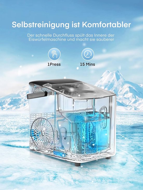 Fabrieksdirect Mini Commerciële Gebruik Eénkops Automatische IJsmachine Nieuwe S