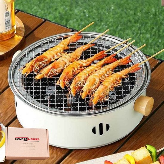 Home & Marker - Tafel BBQ - Mini BBQ - Draagbare BBQ - Camping BBQ - Mini Grill - Tafelbbq - Mini Barbecue - GRILLSTER van Home & Marker — afbeelding 3
