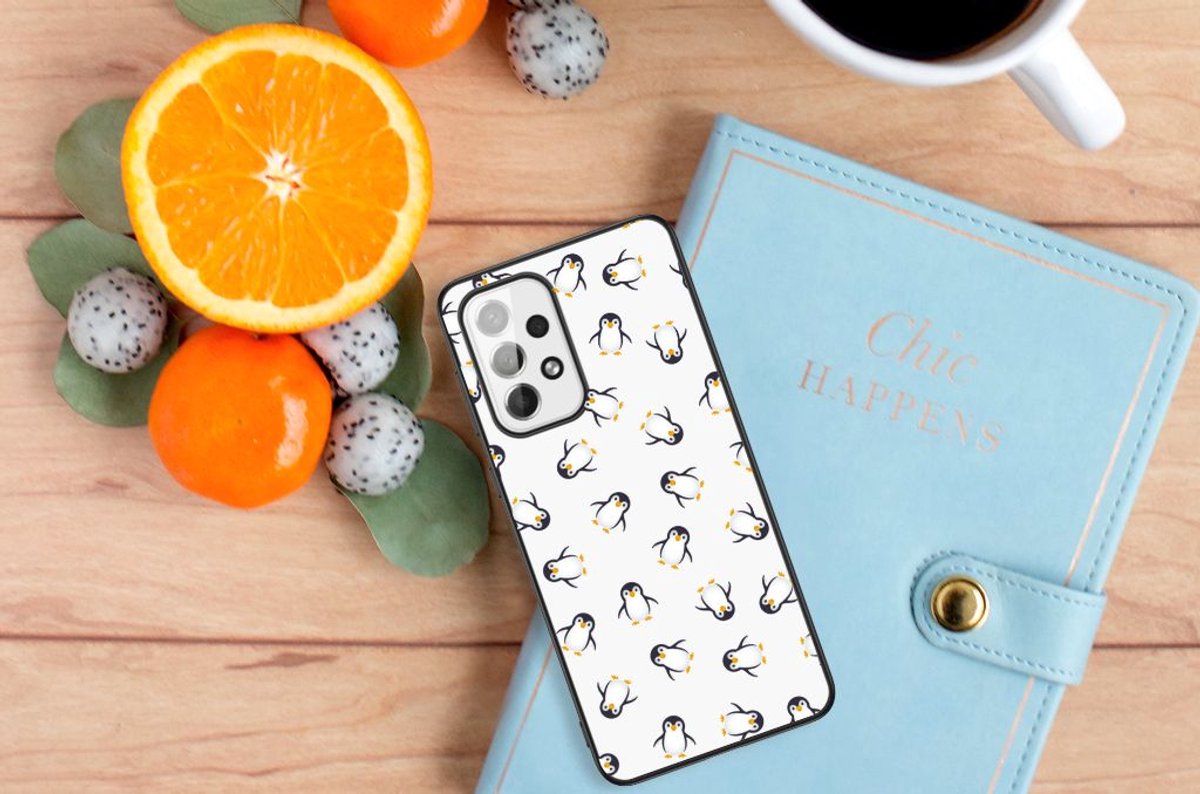 Back Cover voor Back Case voor Samsung Galaxy A73 Pinguïn