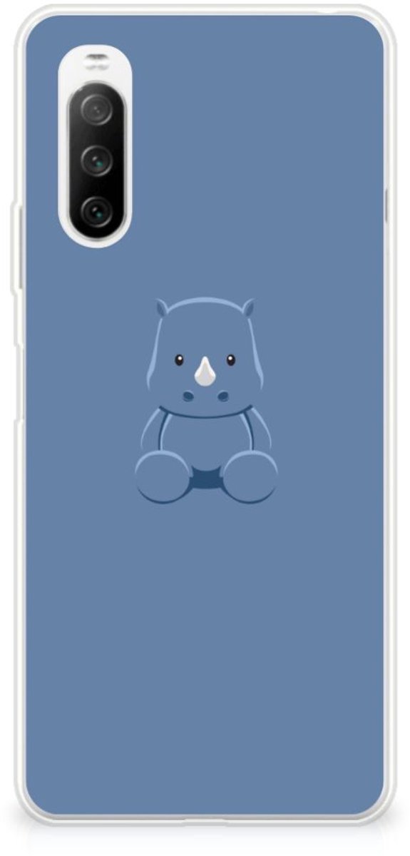 Sony Xperia 10 III Telefoonhoesje met Naam Baby Rhino