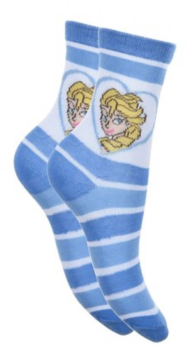 Disney Frozen -sokken Disney Frozen Elsa - blauw - maat 31/34