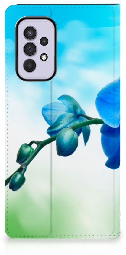 Coque Stand avec Photo Samsung Galaxy A33 5G Coque Téléphone Orchidée Blauw