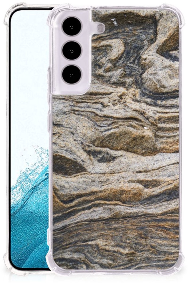 Samsung Galaxy S22 Anti-Shock Hoesje Steen