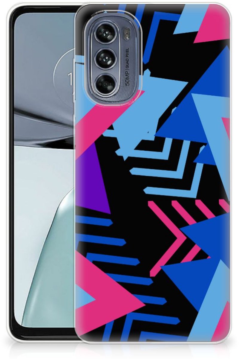 Motorola Moto G62 5G TPU Hoesje Funky Triangle