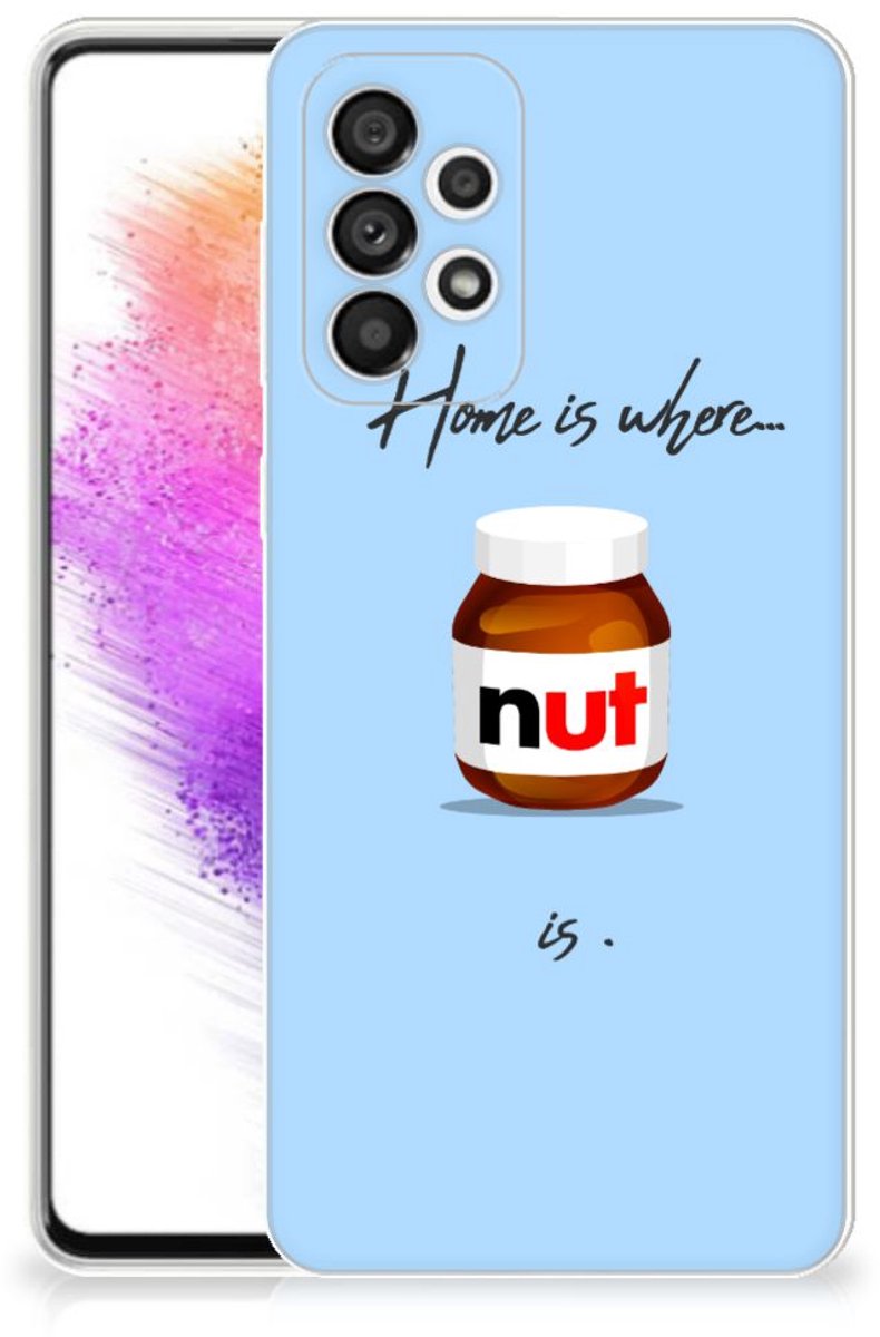 Samsung Galaxy A73 5G Siliconen Case Nut Home
