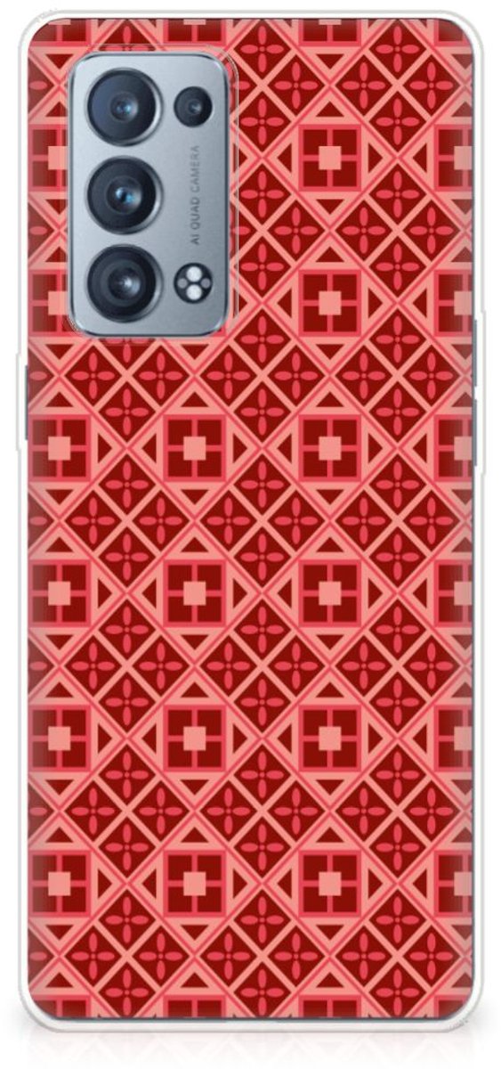 OPPO Reno 6 Pro Plus 5G TPU bumper Batik Rood