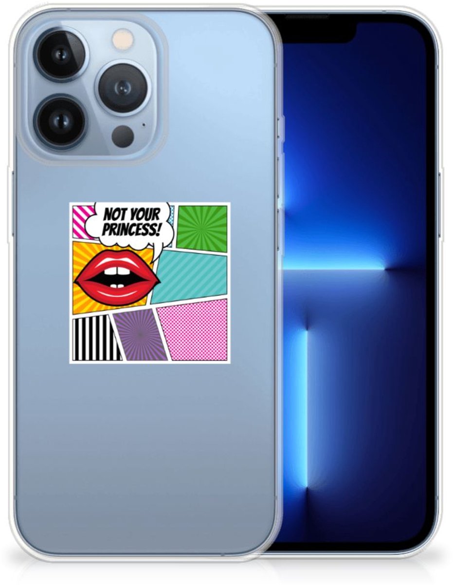 Apple iPhone 13 Pro Silicone Back Cover Popart Princess