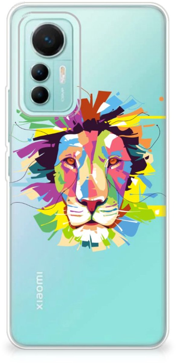 Xiaomi 12 Lite Telefoonhoesje met Naam Lion Color