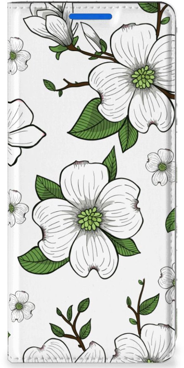 OPPO Reno 6 Pro Plus 5G Smart Cover Dogwood Flowers