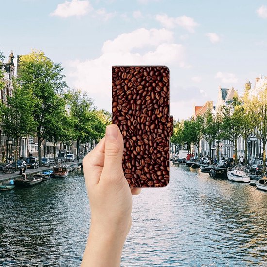 PU Premium Housse pour OnePlus Nord 2 5G Portefeuille Grains De Café