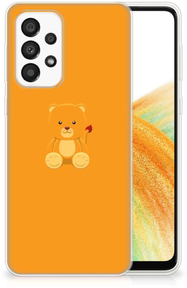 Samsung Galaxy A33 5G Telefoonhoesje met Naam Baby Beer