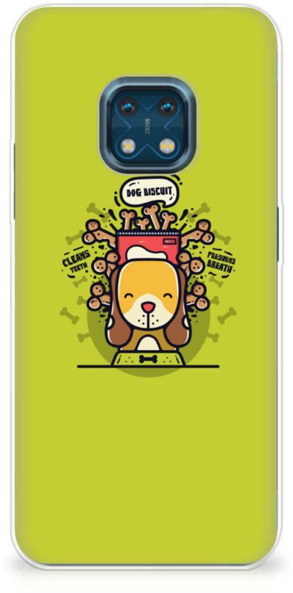 Nokia XR20 Telefoonhoesje met Naam Doggy Biscuit