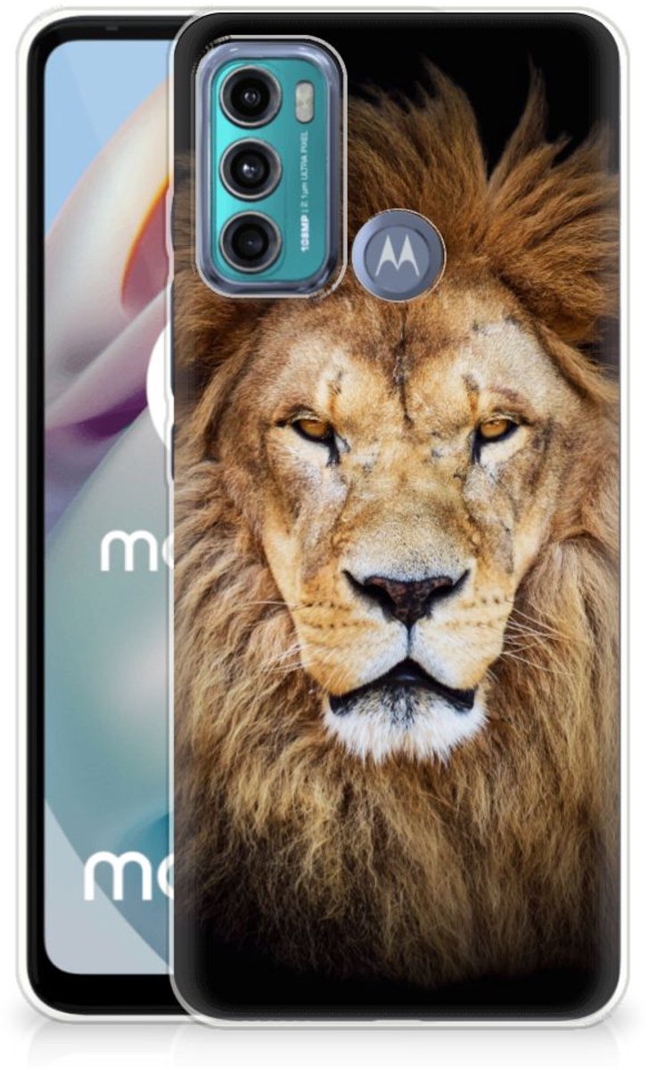 Motorola Moto G60 TPU Hoesje Leeuw