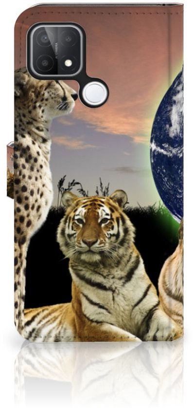 Étui pour smartphone OPPO A15 Bookcase avec porte-cartes Predators