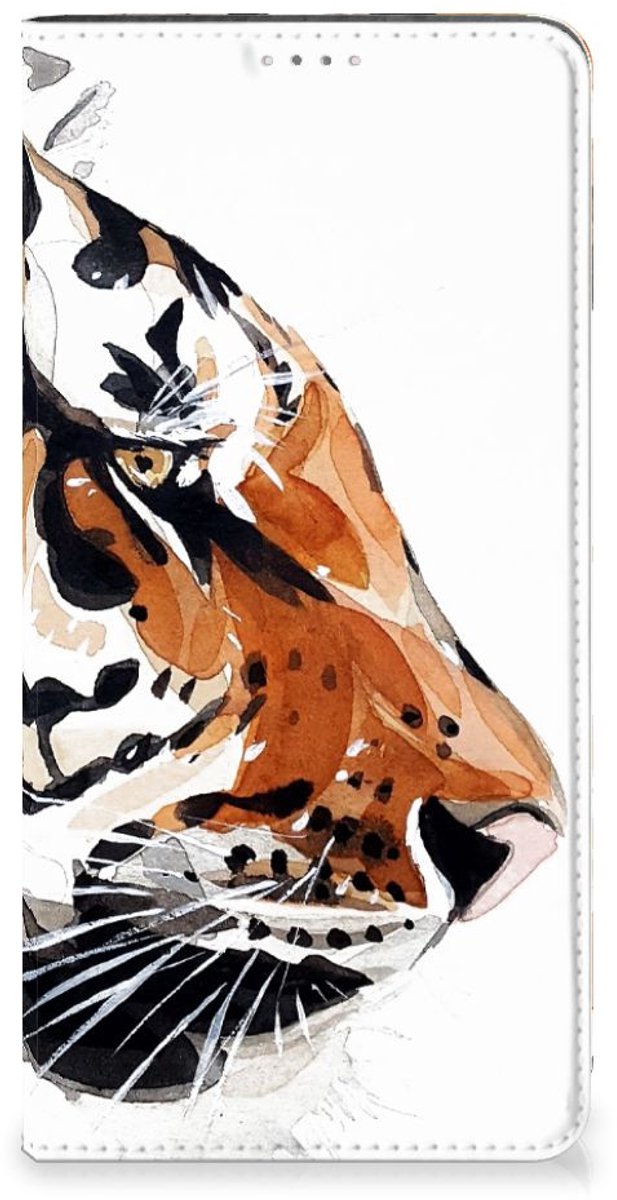 Bookcase Samsung Galaxy A14 5G Watercolor Tiger