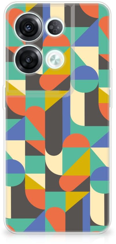Bumper Housse Etui pour OPPO Reno8 Pro Coque Funky Retro