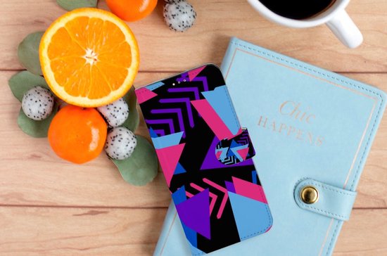 Etui pour téléphone OPPO A15 Etui portefeuille Design Triangle Funky