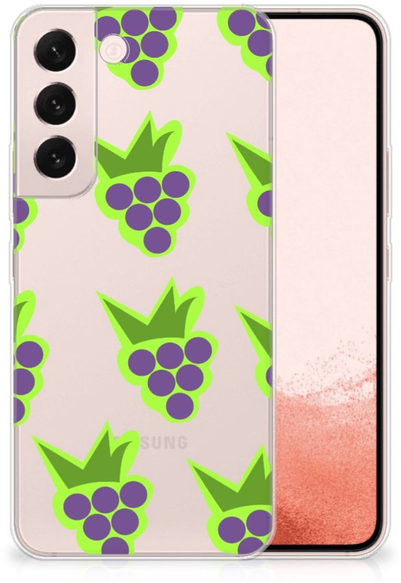 Samsung Galaxy S22 Siliconen Case Druiven
