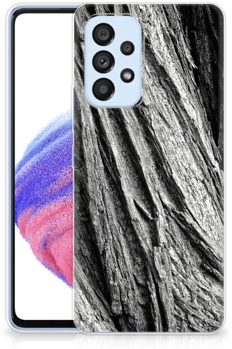 Bumper Hoesje Samsung Galaxy A53 5G Boomschors Grijs