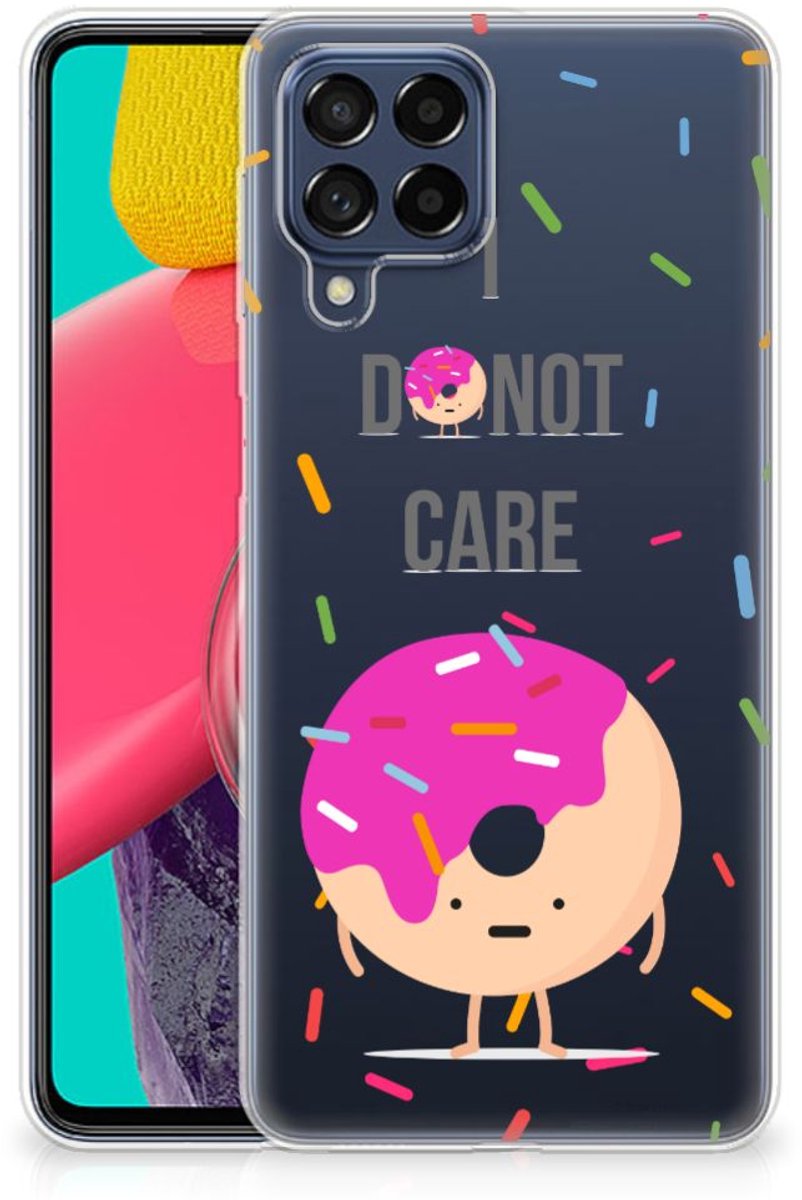 Samsung Galaxy M53 Siliconen Case Donut Roze