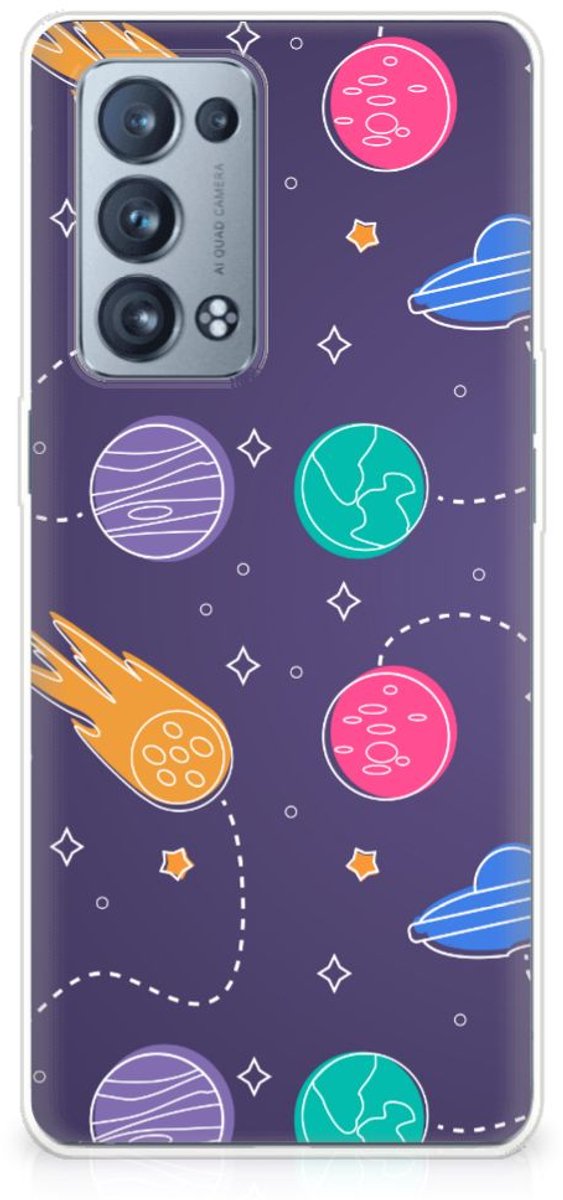 OPPO Reno 6 Pro Plus 5G Silicone Back Cover Space