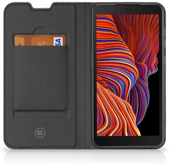 Étui pour téléphone portable Samsung Galaxy Xcover 5 Édition Entreprise | Coque Samsung Xcover 5 avec photo à carreaux