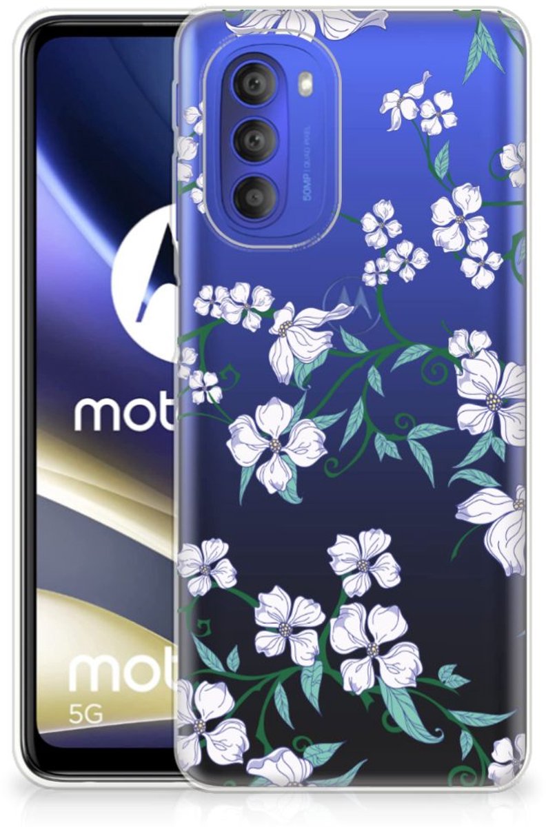 Motorola Moto G51 5G Uniek TPU Case Blossom White