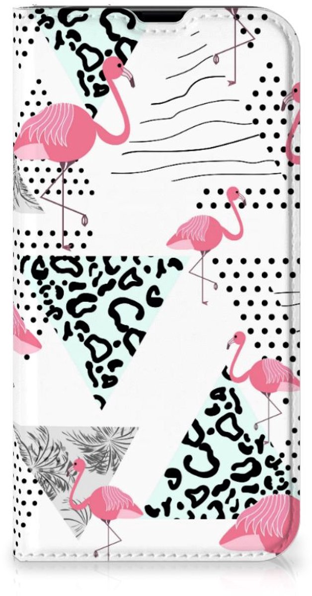 iPhone 13 Pro Hoesje maken Flamingo Triangle