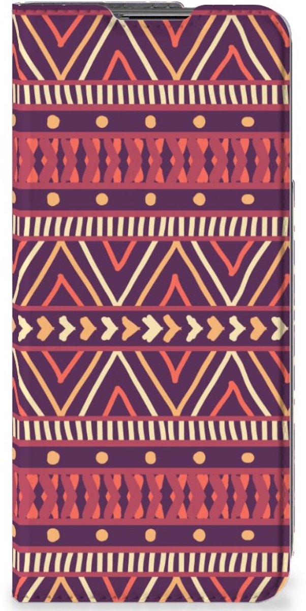 OnePlus Nord CE 2 5G Hoesje met Magneet Aztec Paars