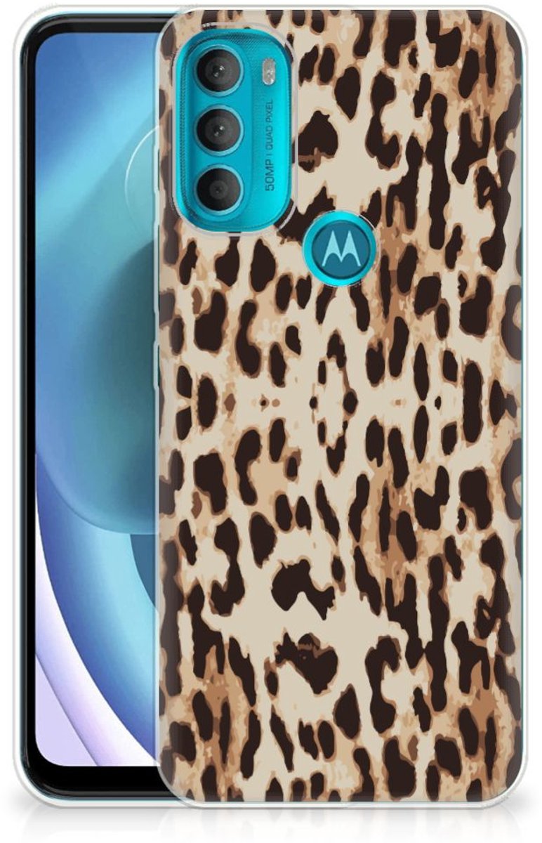 Motorola Moto G71 5G TPU Hoesje Leopard
