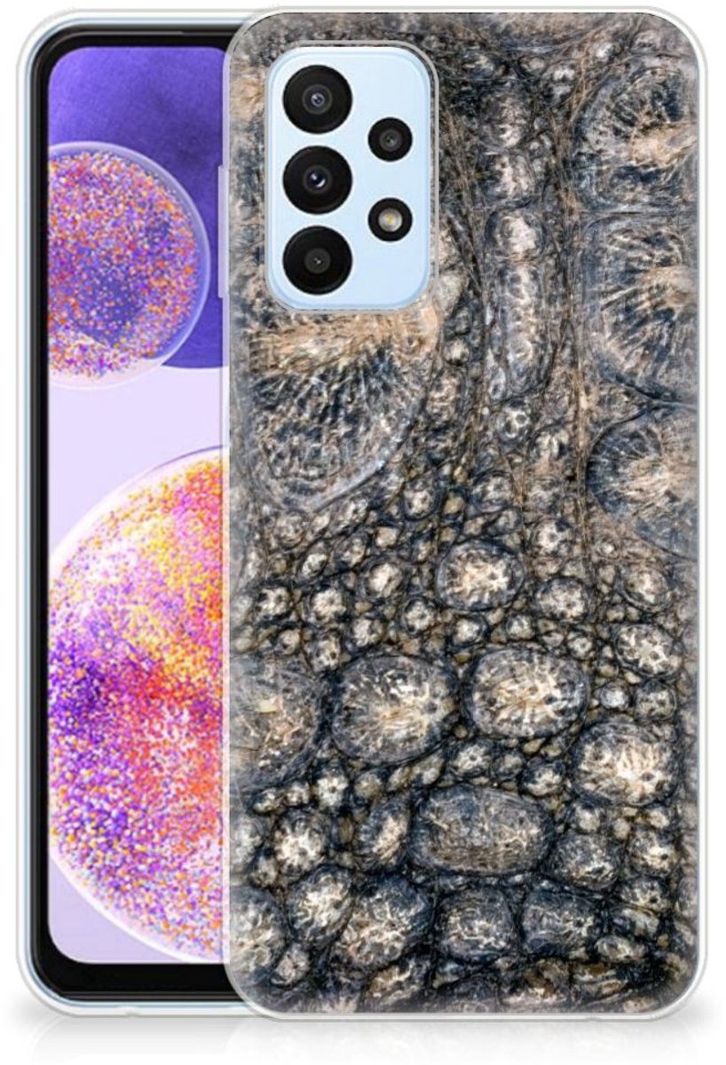 Samsung Galaxy A23 TPU Hoesje Krokodillenprint