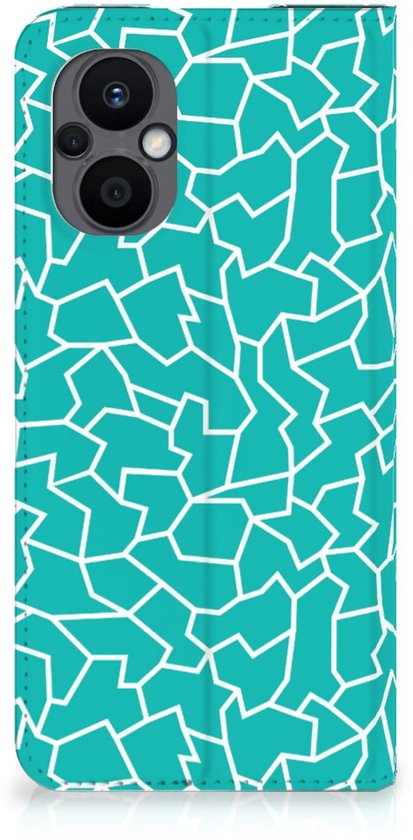 Coque OPPO Reno8 Lite Book Case Cracks Blue