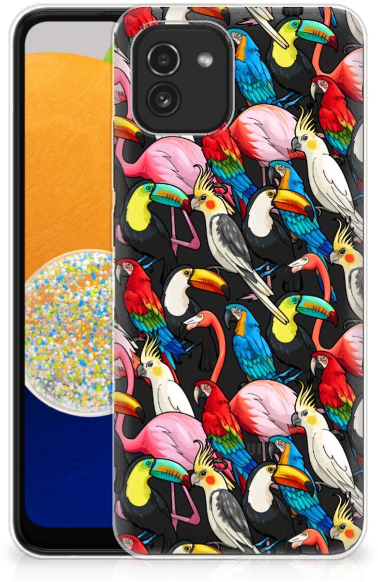 Samsung Galaxy A03 TPU Hoesje Birds