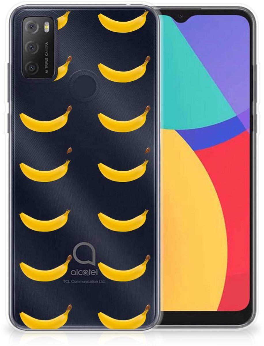 Alcatel 1S (2021) Siliconen Case Banana