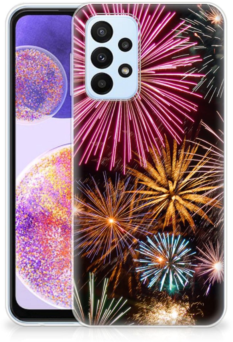 Samsung Galaxy A23 Silicone Back Cover Vuurwerk