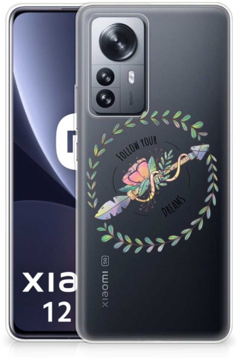 Xiaomi 12 Pro Telefoonhoesje met Naam Boho Dreams