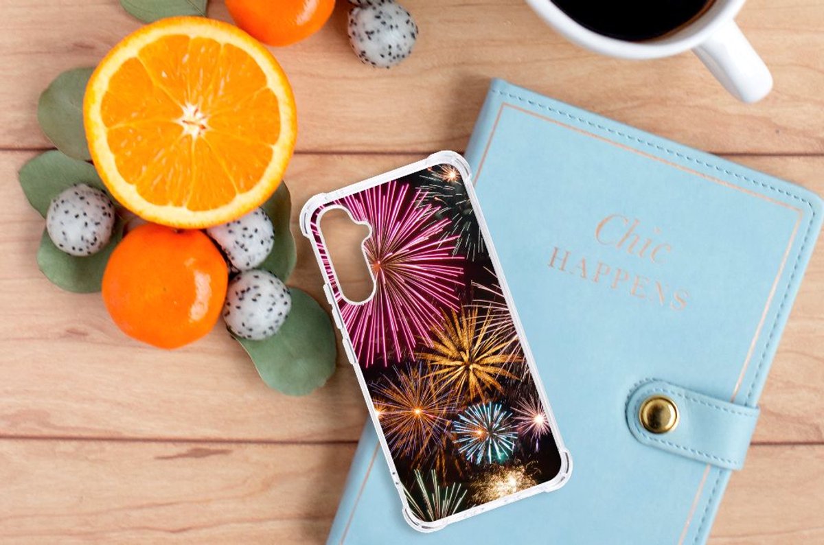 Samsung Galaxy A34 Anti Shock Bumper Case Vuurwerk