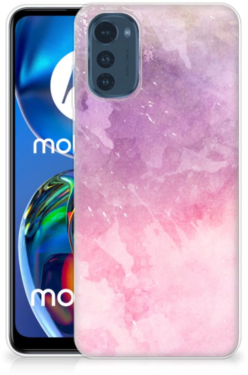 Hoesje maken Motorola Moto E32/E32s Pink Purple Paint
