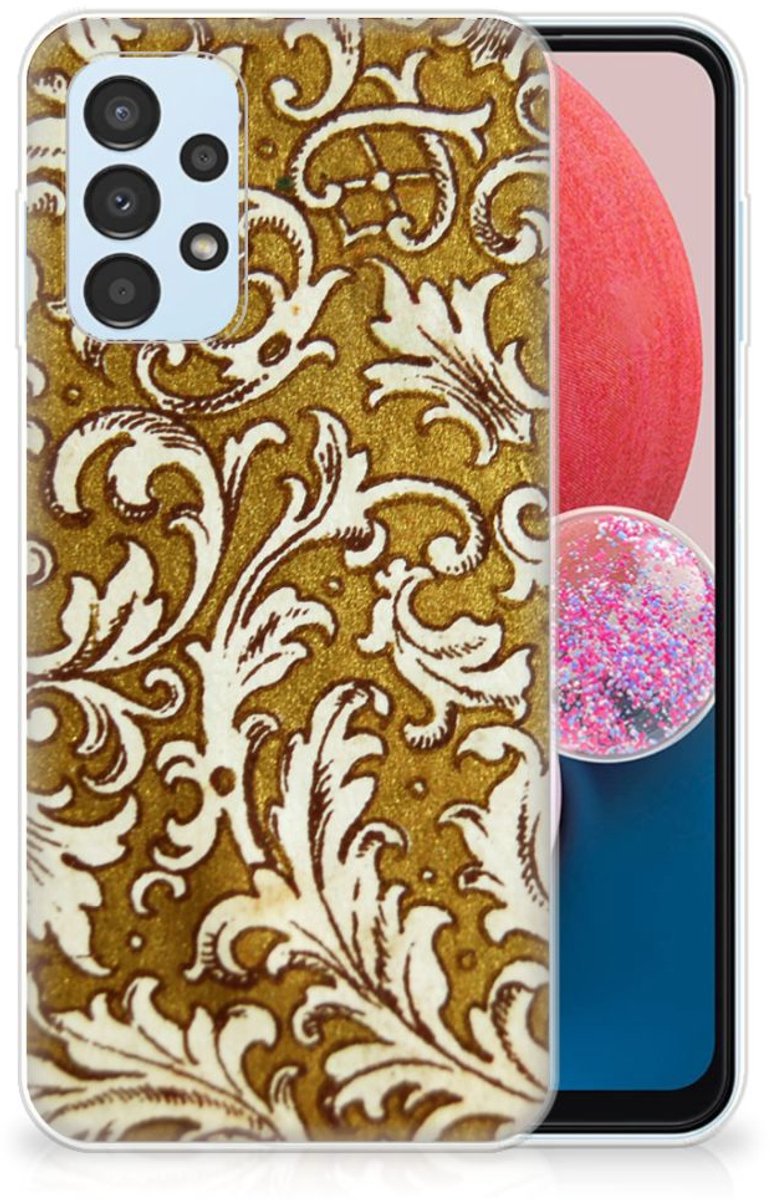Siliconen Hoesje Samsung Galaxy A13 4G Barok Goud